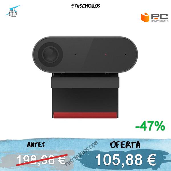 Webcam Lenovo ThinkSmart Cam Full HD 1920x1080 30fps USB Negro Recortar