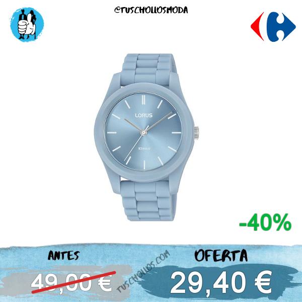 Lorus Reloj Mujer Mujer Correa Silicona Acero 10 Atm