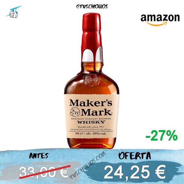 Maker's Mark Whisky Kentucky Straight Bourbon 70cl, 700ml