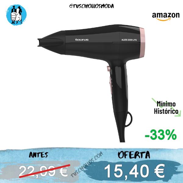Taurus – Secador Alize 2200 Lite | 2200W | 2 ajustes de Velocidad y Temperatura |