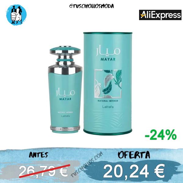 Lattafa Mayar Natural Intense EDP 100 ml – Perfume Floral y Dulce para Mujer
