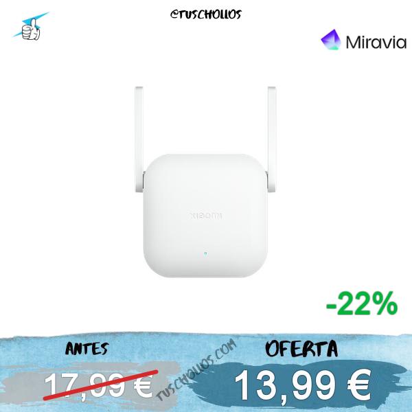 Official | Xiaomi WiFi Range Extender N300, 2x2 antenas externas, Easy Setup, 300 Mbps