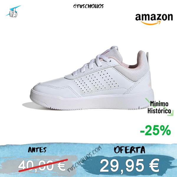 adidas Unisex niños Tensaur Sport 3.0 Kids Shoes, FTWR White/Clear Pink/Grey Two