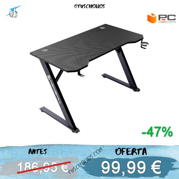Newskill Belenor Mesa Gaming 120x60cm Negra