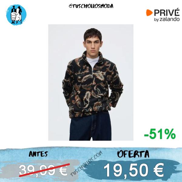 Jack & Jones JORSALAMANCO TEDDY SWEAT HIGH NECK - Suéter de forro