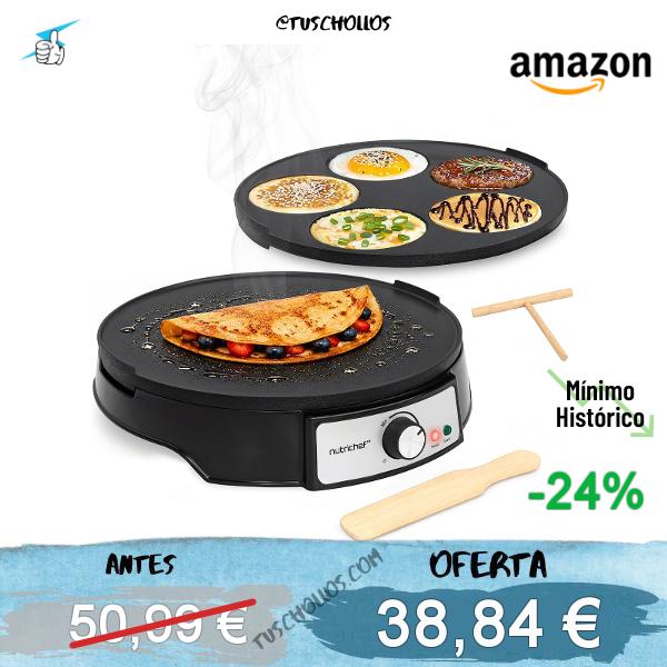 NutriChef crepera electrica, Plancha de cocina