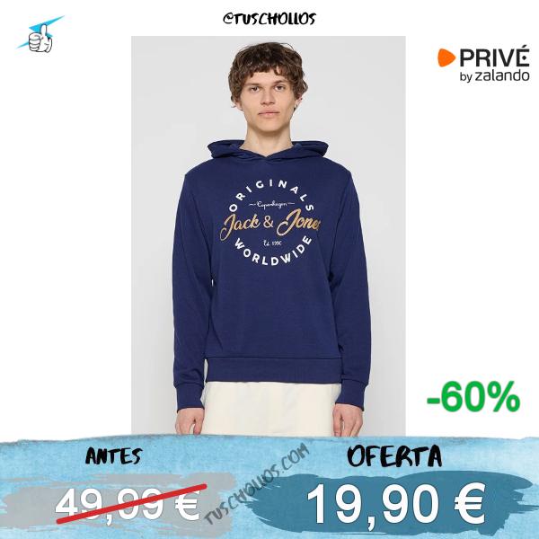 Jack & Jones JWHMILO - Jersey con capucha - azul