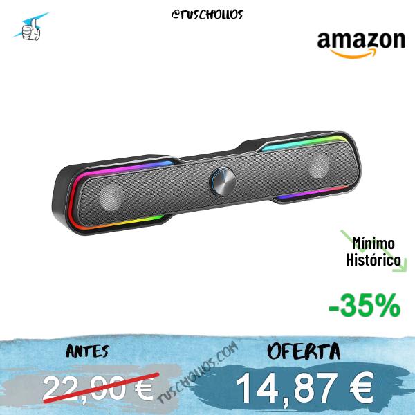 CHOLLITO MSBX BARRA SONIDO GAMING 10W #publicidad, #Amazon
