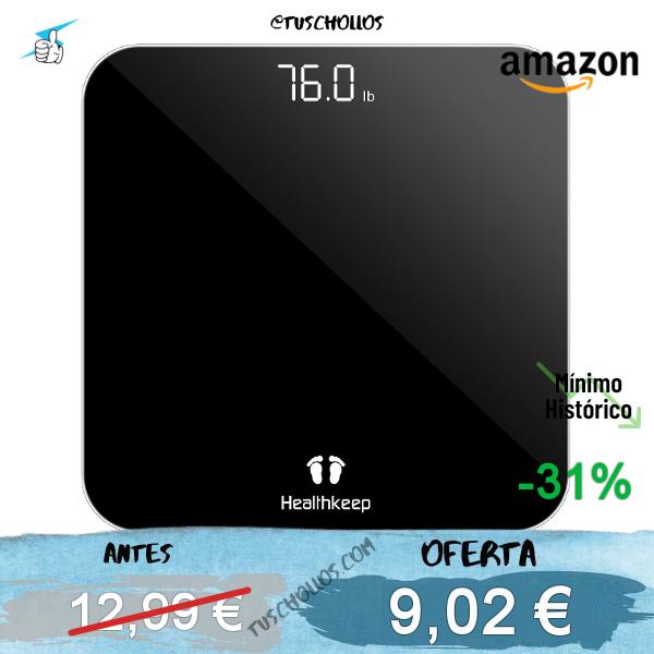 Bascula de Baño, Báscula Digitale con Pantalla LED,