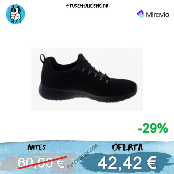 Sneakers Skechers Dynamight Hombre Negro-negro | Miravia