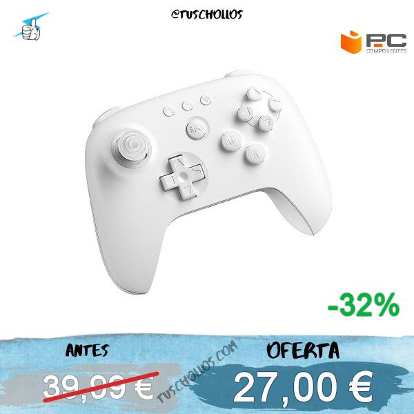 Mando 8BitDo 64 Bluetooth Blanco