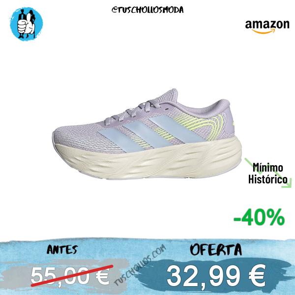 adidas Mujer Galaxy 8 Running Shoes, Purple Tint/Frozen Purple/hi